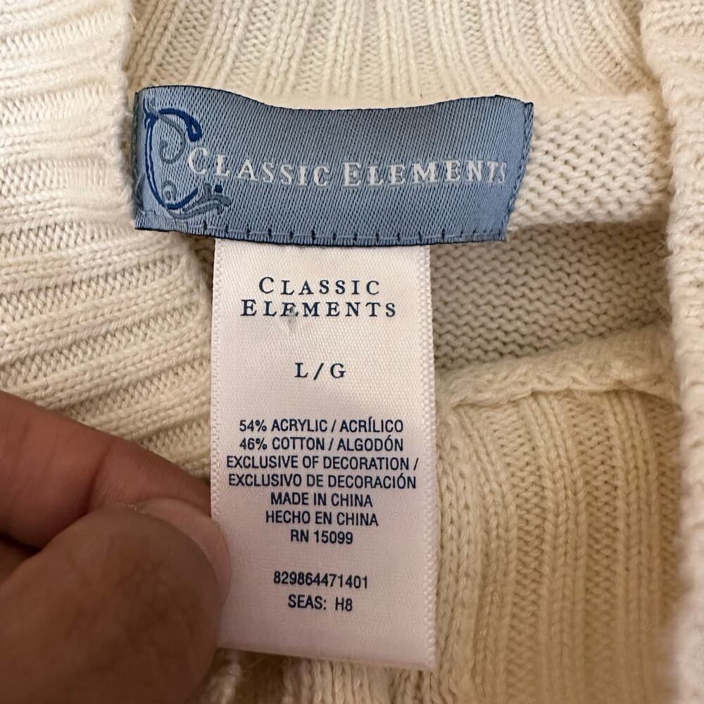 Classic Elements Fall Embroidered Floral Cardigan… - image 7